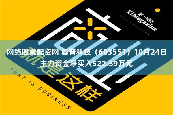 网络股票配资网 奥普科技（603551）10月24日主力资金