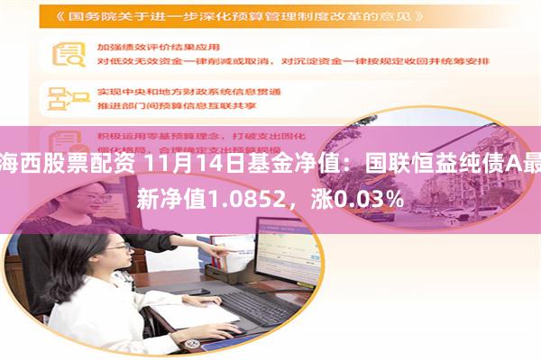 海西股票配资 11月14日基金净值：国联恒益纯债A最新净值1