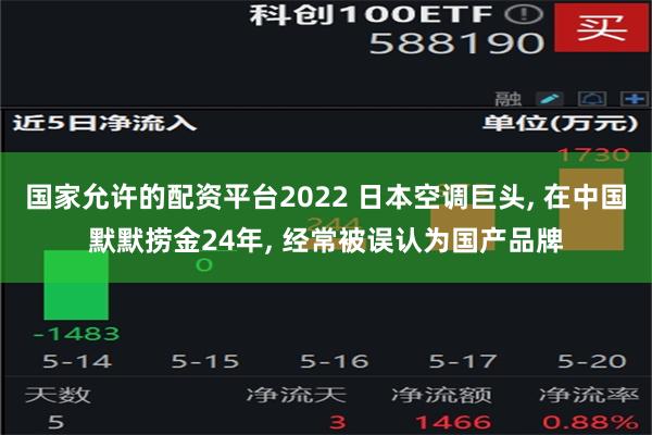 国家允许的配资平台2022 日本空调巨头, 在中国默默捞金2